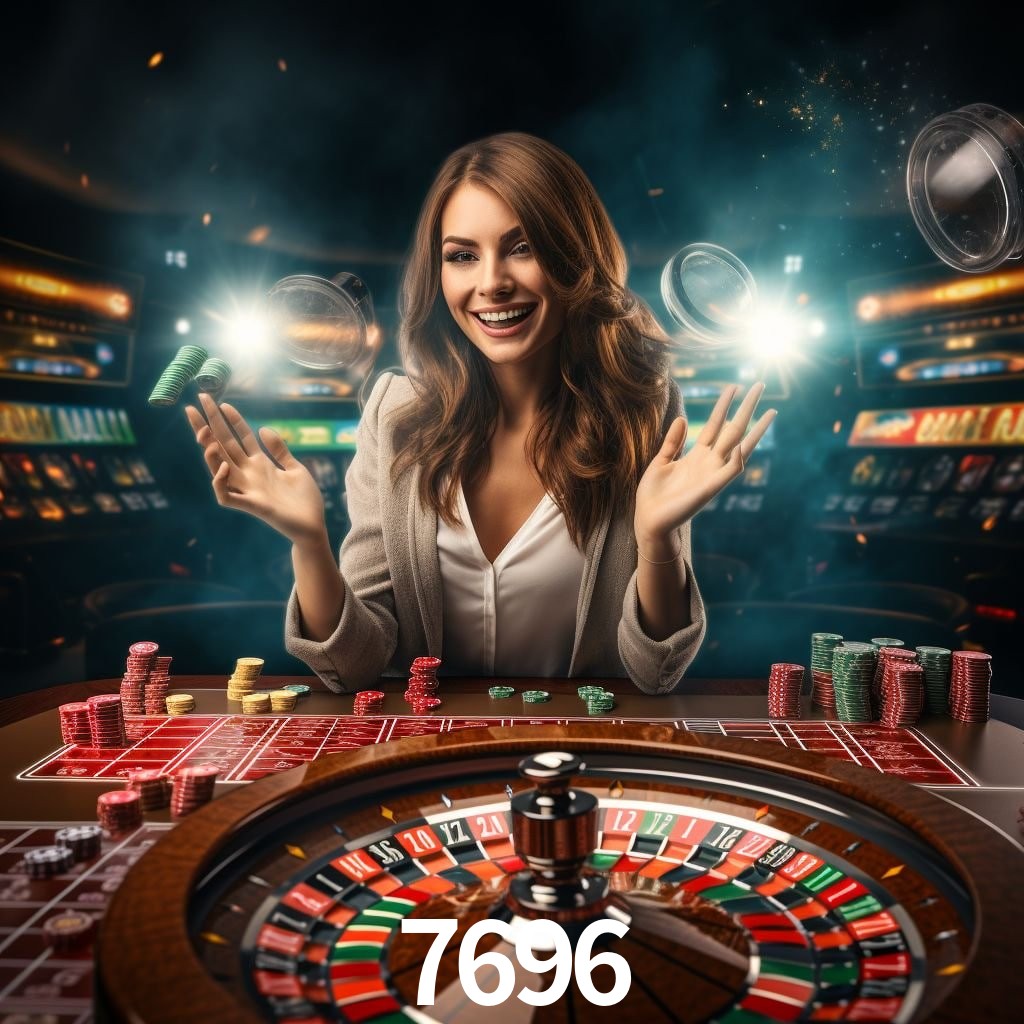 7696
